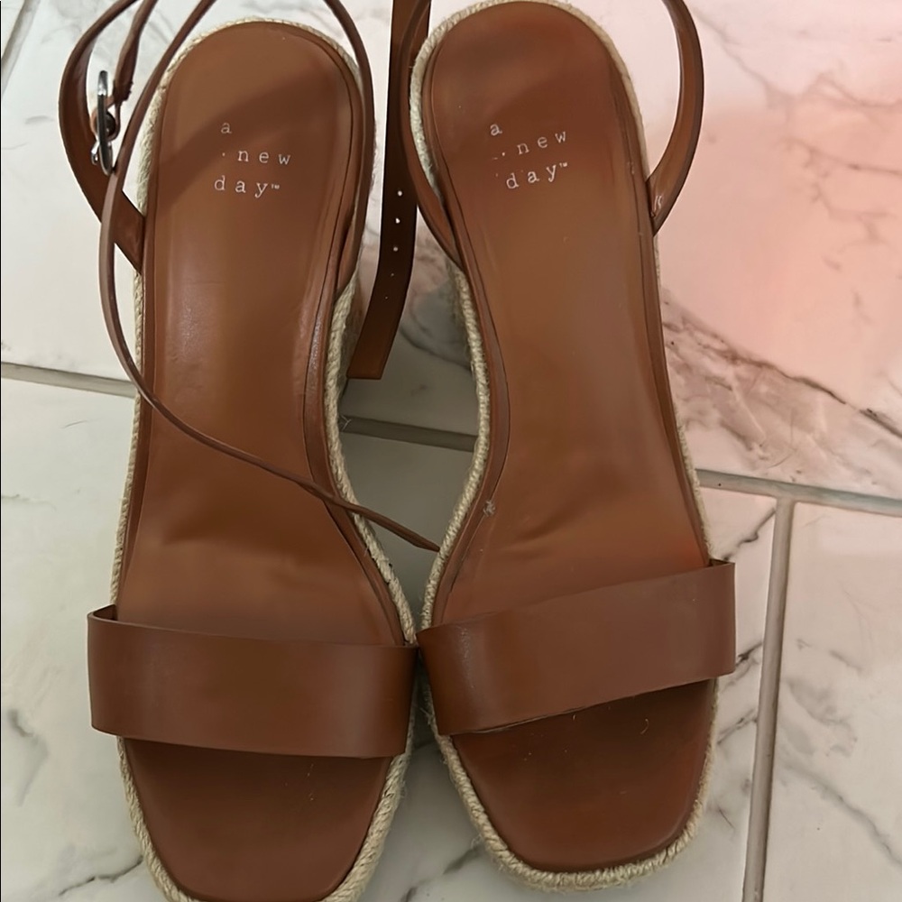 A New Day Women's Brown Sandals